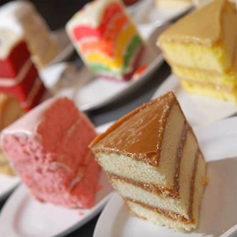 Various slices of Sugaree's cakes