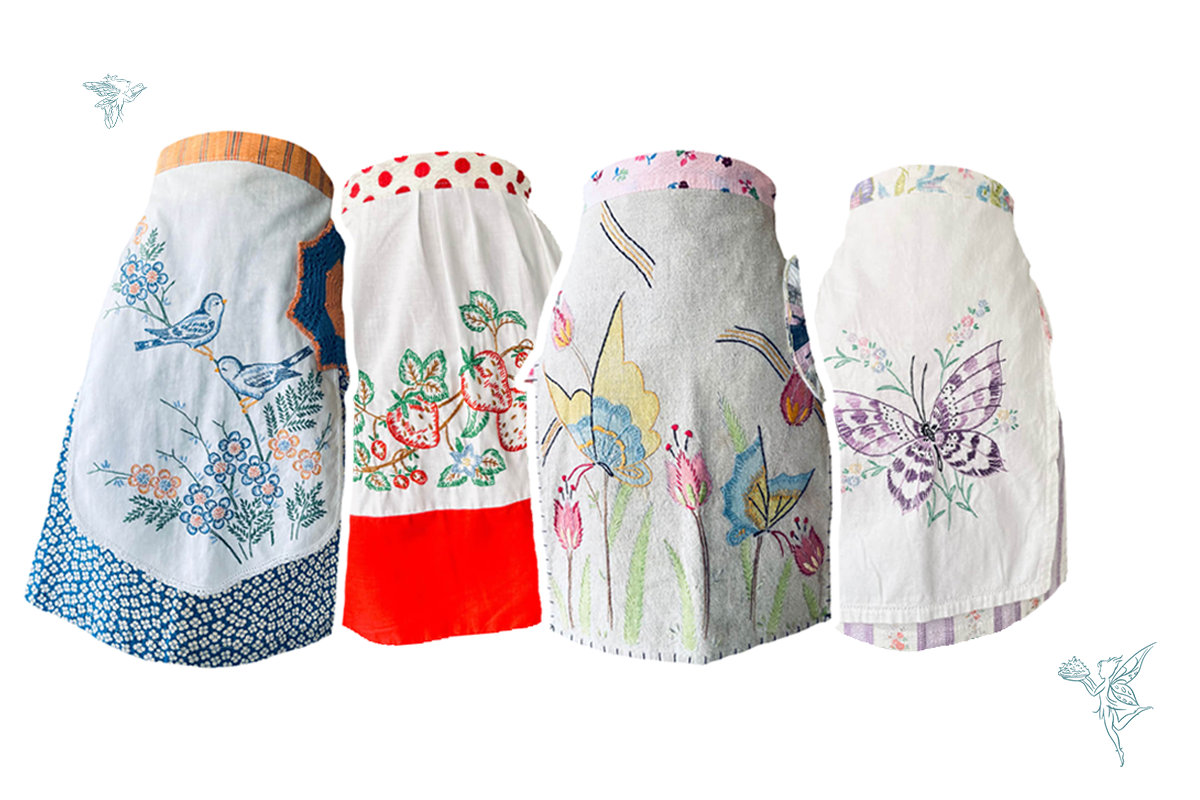Handmade aprons bring joy to your kitchen