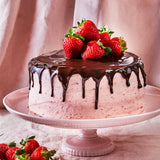 Strawberry Ganache Cake