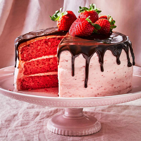 Strawberry Ganache Cake